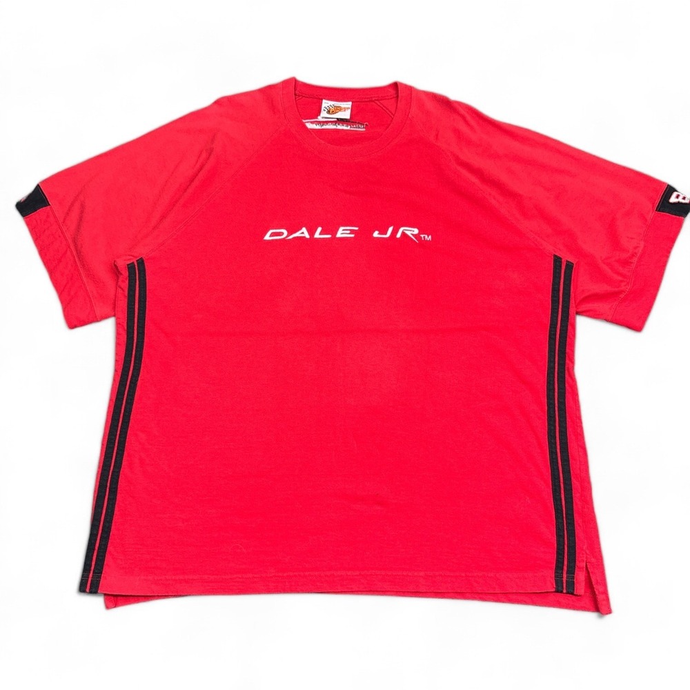 Vintage Winners Circle Dale Jr Nascar T Shirt Adult Size 2XL XXL Red Embroidered